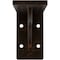 Ekena Millwork Embrey Steel Bracket, Antiqued Bronze 2"W x 6"D x 3 3/4"H BKTM02X06X03EBABZ - alternate 2